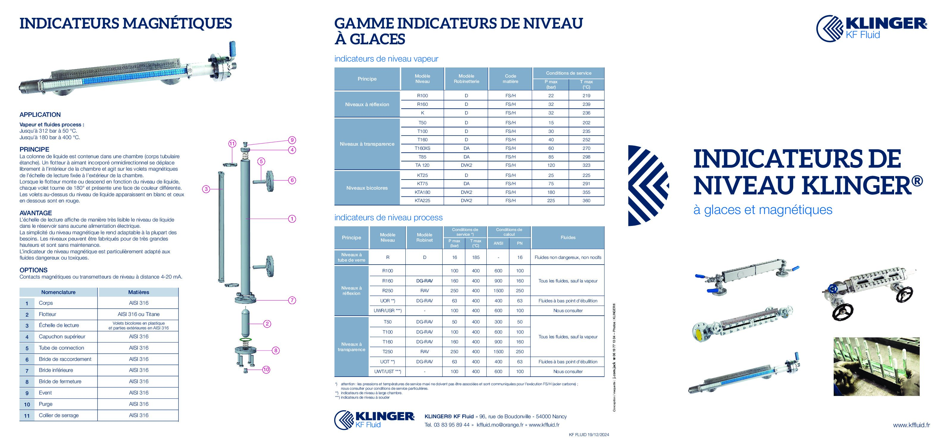 thumbnail of KLINGER INDICATEURS DE NIVEAU-catalogue 2